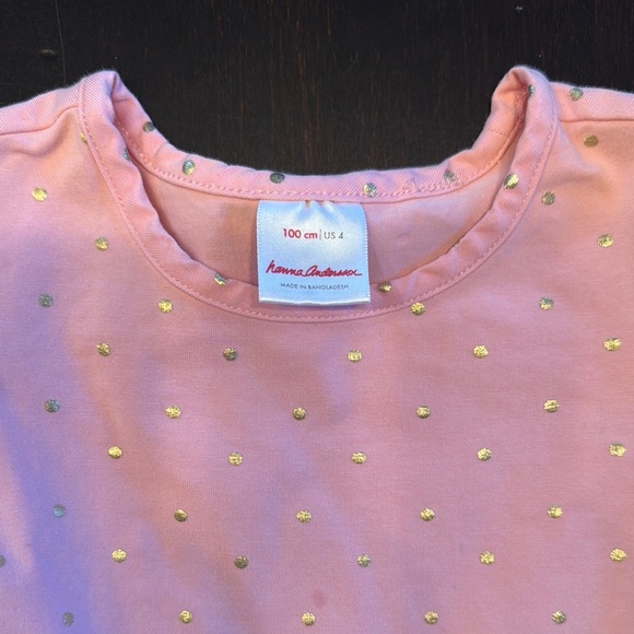 Hanna Andersson Pink Flutter Sleeve Ruffled Sundress - Picture 2 of 2